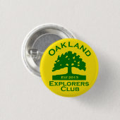 Button voor de Ontdekkingsreiziger van Oakland (Voorkant /achterkant)