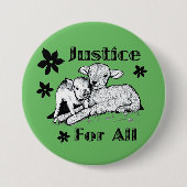 Button voor de rechten van alle dieren (Voorkant)