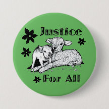 Button voor de rechten van alle dieren