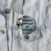 Button voor de rechten van vluchtelingen (In situ)