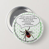 Button voor de sensibilisering van de ziekte van L (Voorkant /achterkant)