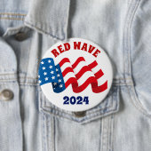 BUTTON VOOR DE VERKIEZING VAN DE REPUBLIEK ROOD WA (In situ)