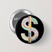 Button voor dollaire signalisatie (Voorkant /achterkant)