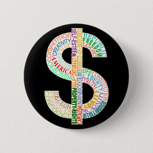 Button voor dollaire signalisatie