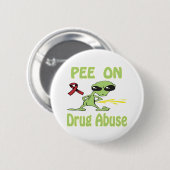 Button voor drugsmisbruik (Voorkant /achterkant)