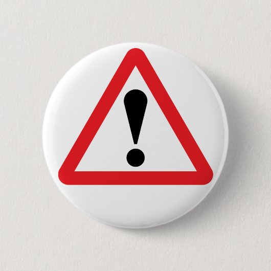 Button voor Europese waarschuwingsborden (Voorkant)