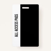 Button voor gebeurtenissen op naam van moderne zwa badge (Achterkant)