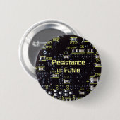 Button voor geïntegreerde circuitbadge (Voorkant /achterkant)