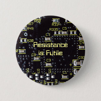Button voor geïntegreerde circuitbadge