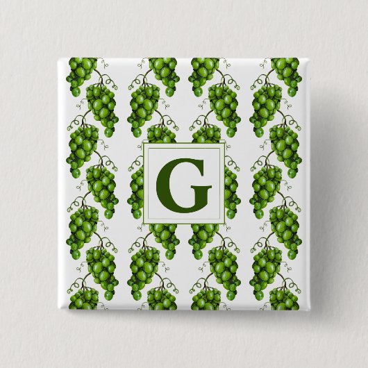 Button voor groene druiven (Voorkant)
