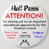 Button voor grote schoolzalen (Voorkant)