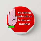 Button voor handwas (Voorkant)