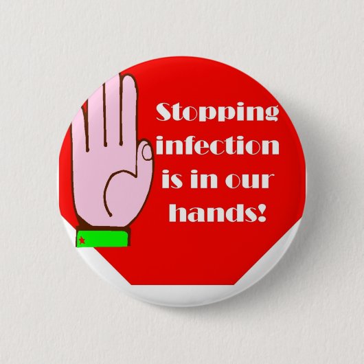 Button voor handwas (Voorkant)