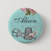 Button voor het naaithema Badge (Voorkant)