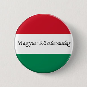 Button voor Hongaarse vlaggenkleuren