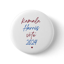 Button voor Kamala Harris voor 2024