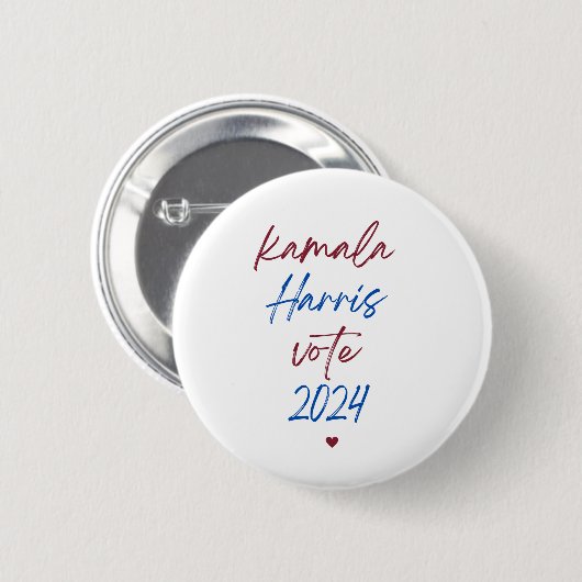 Button voor Kamala Harris voor 2024 (Voorkant /achterkant)