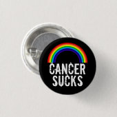 Button voor kankereenden (regenboog) (Voorkant /achterkant)