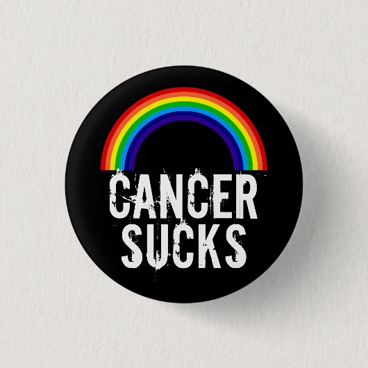 Button voor kankereenden (regenboog) (Voorkant)