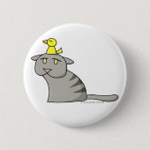 Button voor katten- en vogelontwerp 01 (Voorkant)