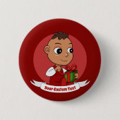 Button voor kerstbaby (Voorkant)