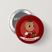 Button voor kerstbaby (Voorkant /achterkant)