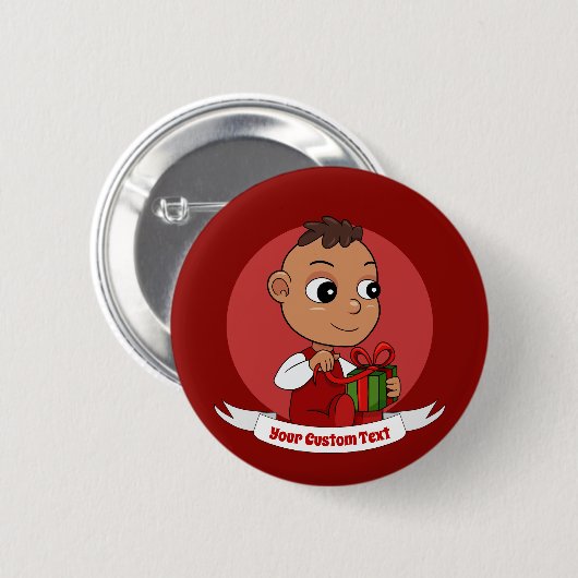 Button voor kerstbaby (Voorkant /achterkant)