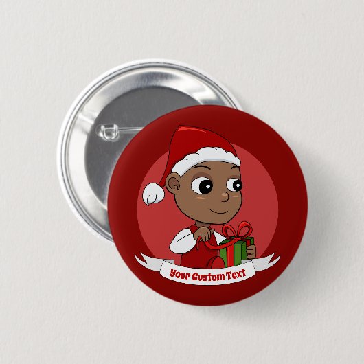 Button voor kerstbaby (Voorkant /achterkant)