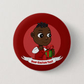 Button voor kerstbaby (Voorkant)