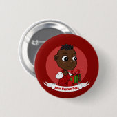 Button voor kerstbaby (Voorkant /achterkant)