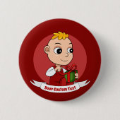 Button voor kerstbaby (Voorkant)