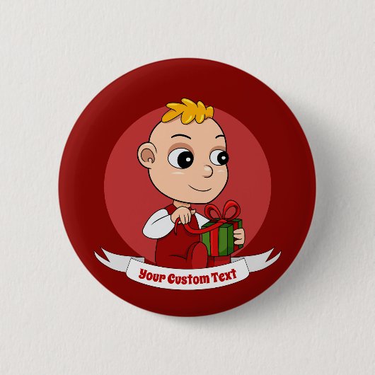 Button voor kerstbaby (Voorkant)