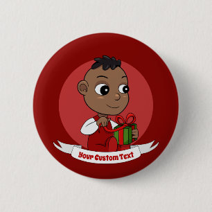 Button voor kerstbaby