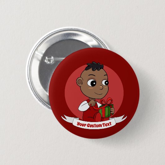 Button voor kerstbaby (Voorkant /achterkant)