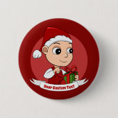 Button voor kerstbaby (Voorkant)