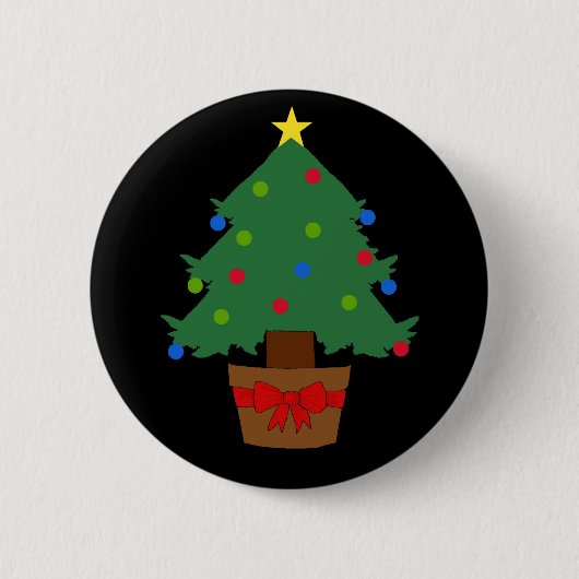 Button voor kerstbomen (Voorkant)