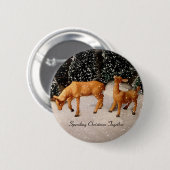 Button voor kerstfeestvieren (Voorkant /achterkant)