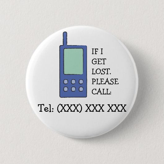 BUTTON VOOR KINDERVEILIGHEID MET GEPERSONALISEERD  (Voorkant)