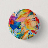 Button voor Mijn wereld kleuren (Voorkant)