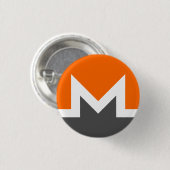 Button voor monero (XMR) (Voorkant /achterkant)