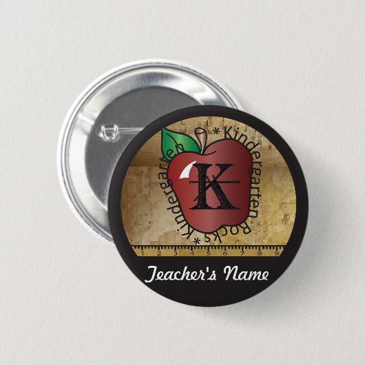  -Button voor opleiders Ronde Button 5,7 Cm (Voorkant /achterkant)