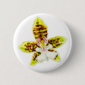 Button voor orchidee-bloemenkunst (Voorkant)