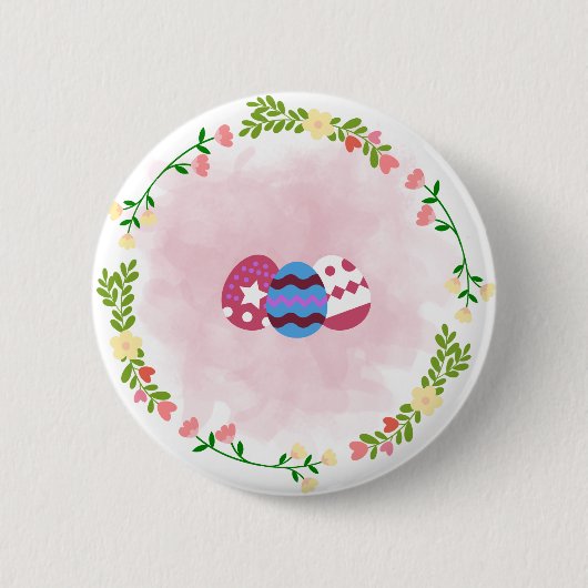 Button voor paaseieren Waterverf (Voorkant)