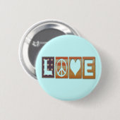 Button voor patriottische vrede (Voorkant /achterkant)