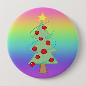 Button voor regenboogkerstbomen (Voorkant)