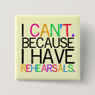 Button voor repetities Square (aanpasbaar)