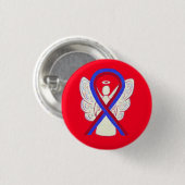 Button voor rode en blauwe lint (Voorkant /achterkant)