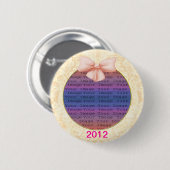 Button voor roze weddenschap (Voorkant /achterkant)