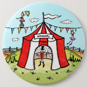 Button voor speciale Circus Children's Badge (Voorkant)