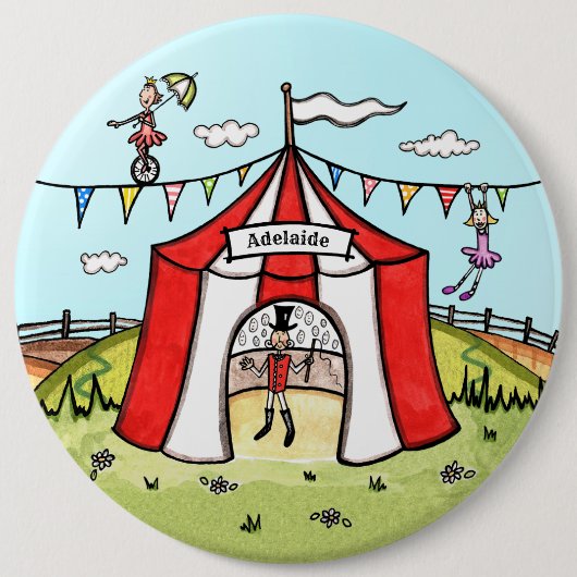 Button voor speciale Circus Children's Badge (Voorkant)